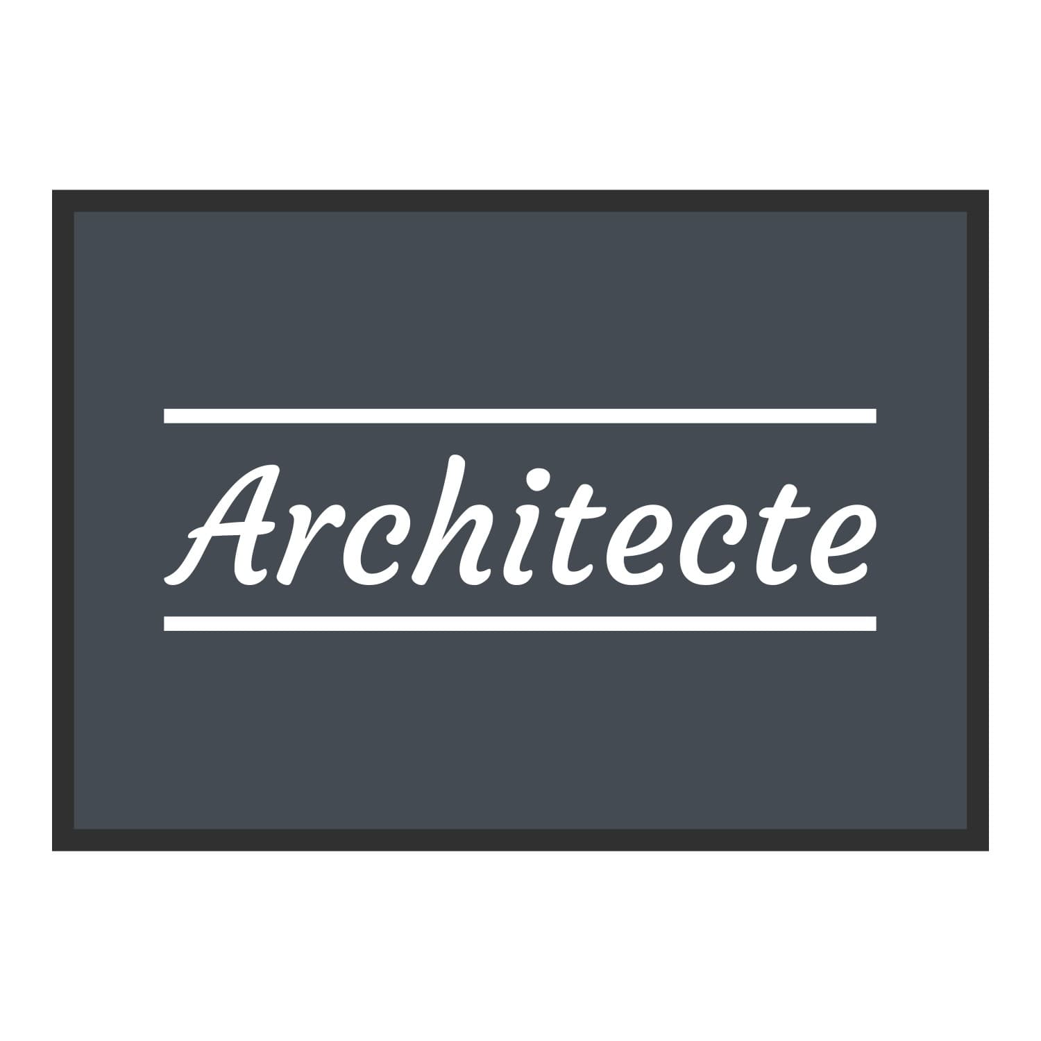 Vue du tapis Architecte classique dans son format et ses couleurs de départ