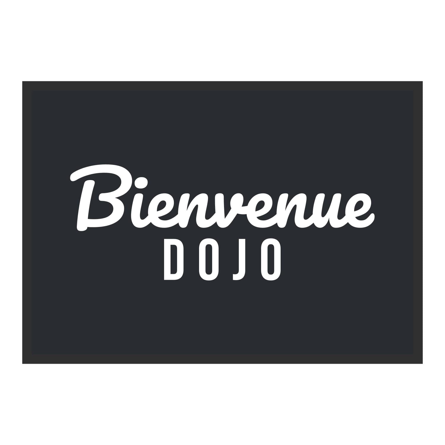Vue du tapis Bienvenue dojo dans son format et ses couleurs de départ