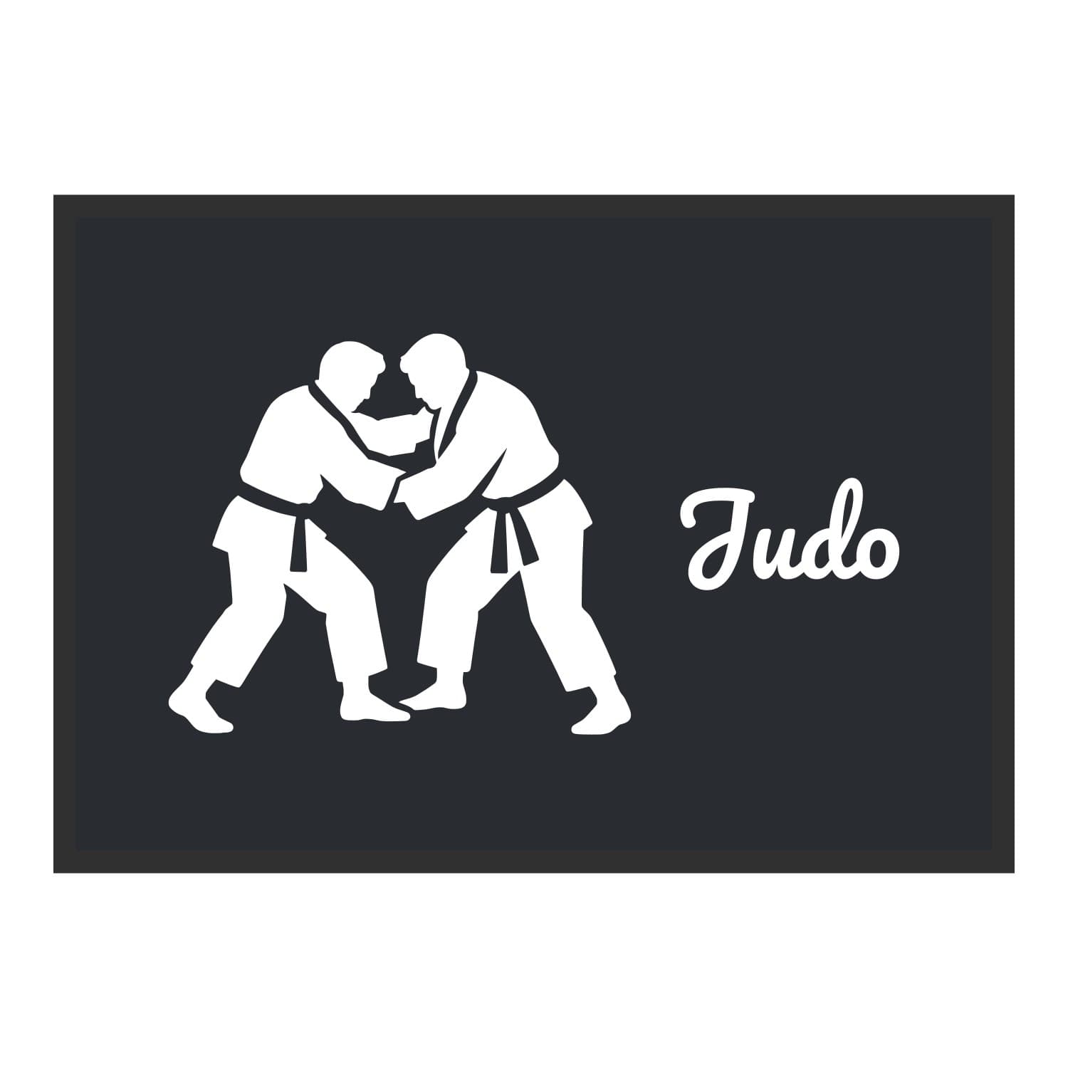 Vue du tapis Judokas Judo dans son format et ses couleurs de départ