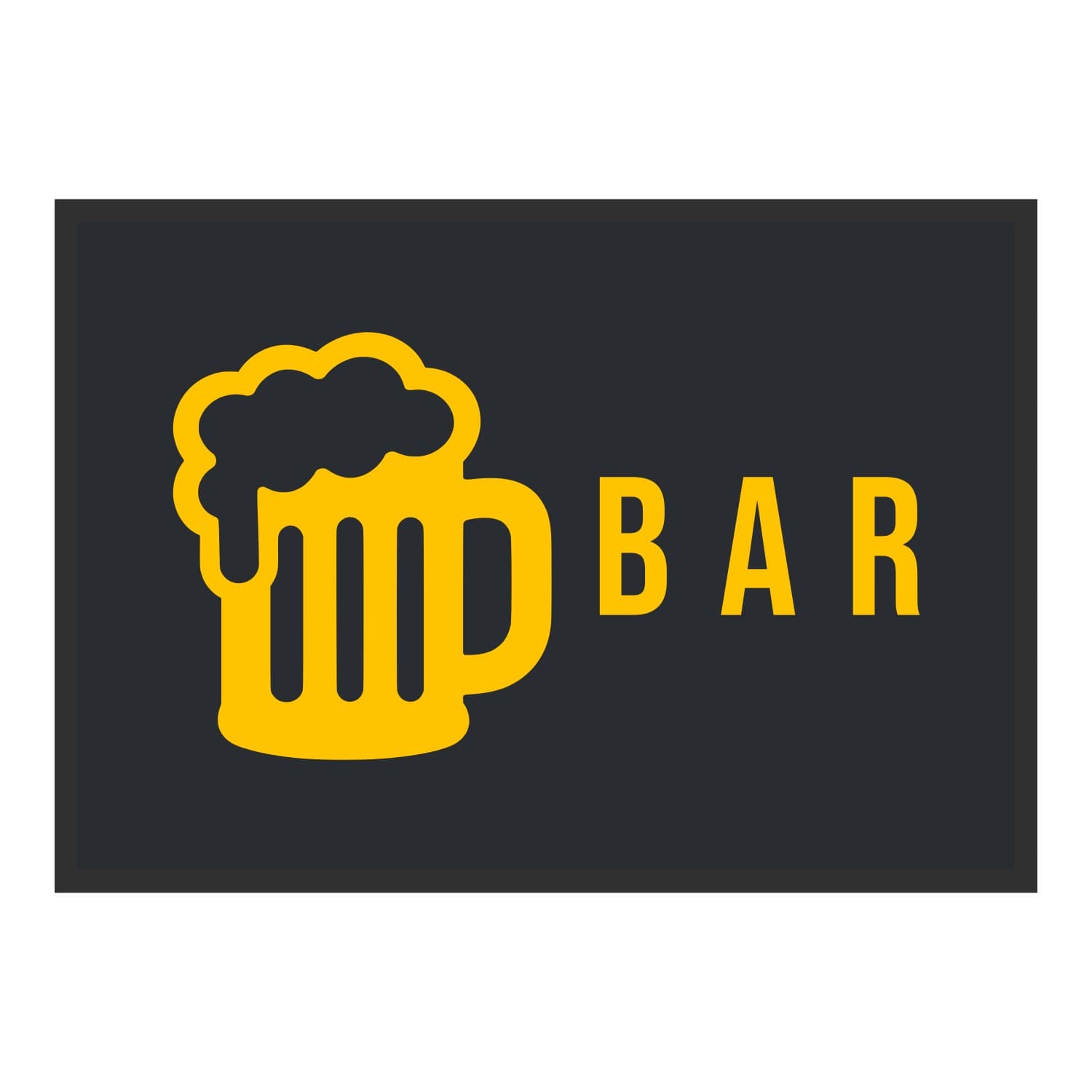 Vue du tapis Bar dans son format et ses couleurs de départ