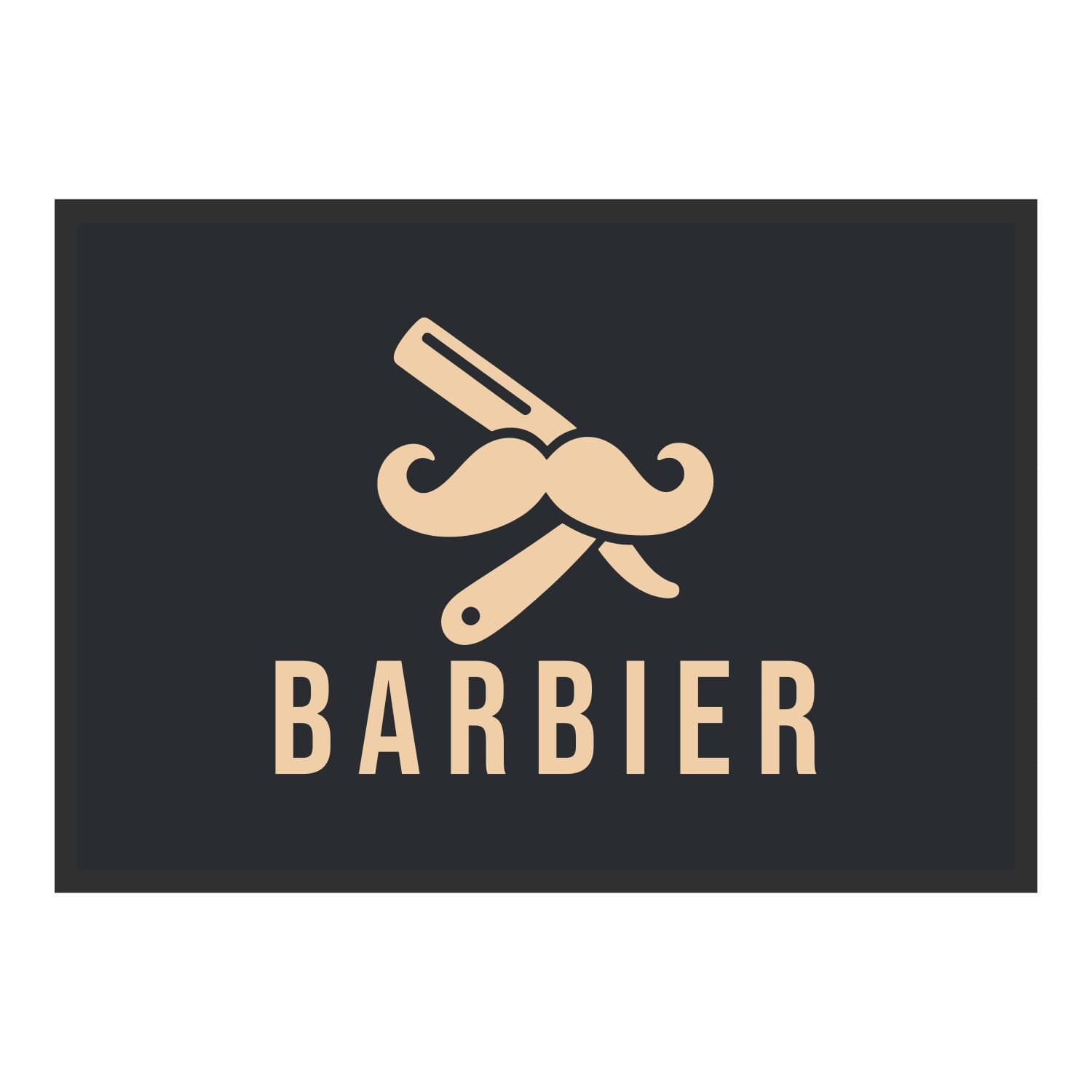 Vue du tapis Barbier dans son format et ses couleurs de départ