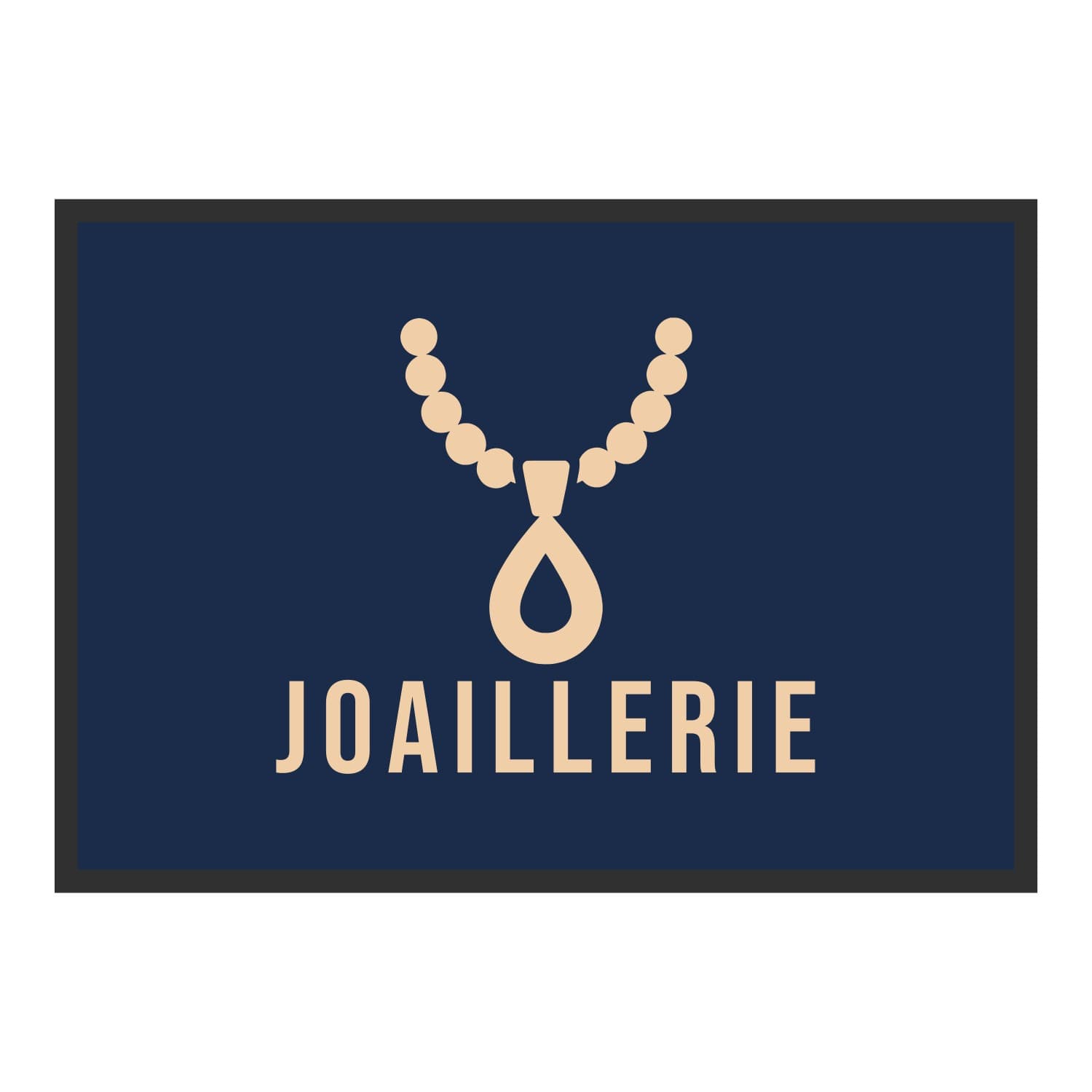Vue du tapis Collier Joaillerie dans son format et ses couleurs de départ