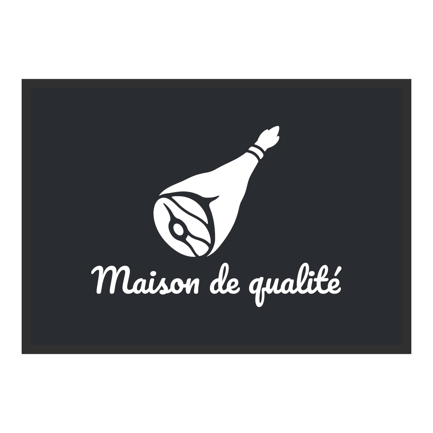 Vue du tapis Jambon Maison de qualité dans son format et ses couleurs de départ