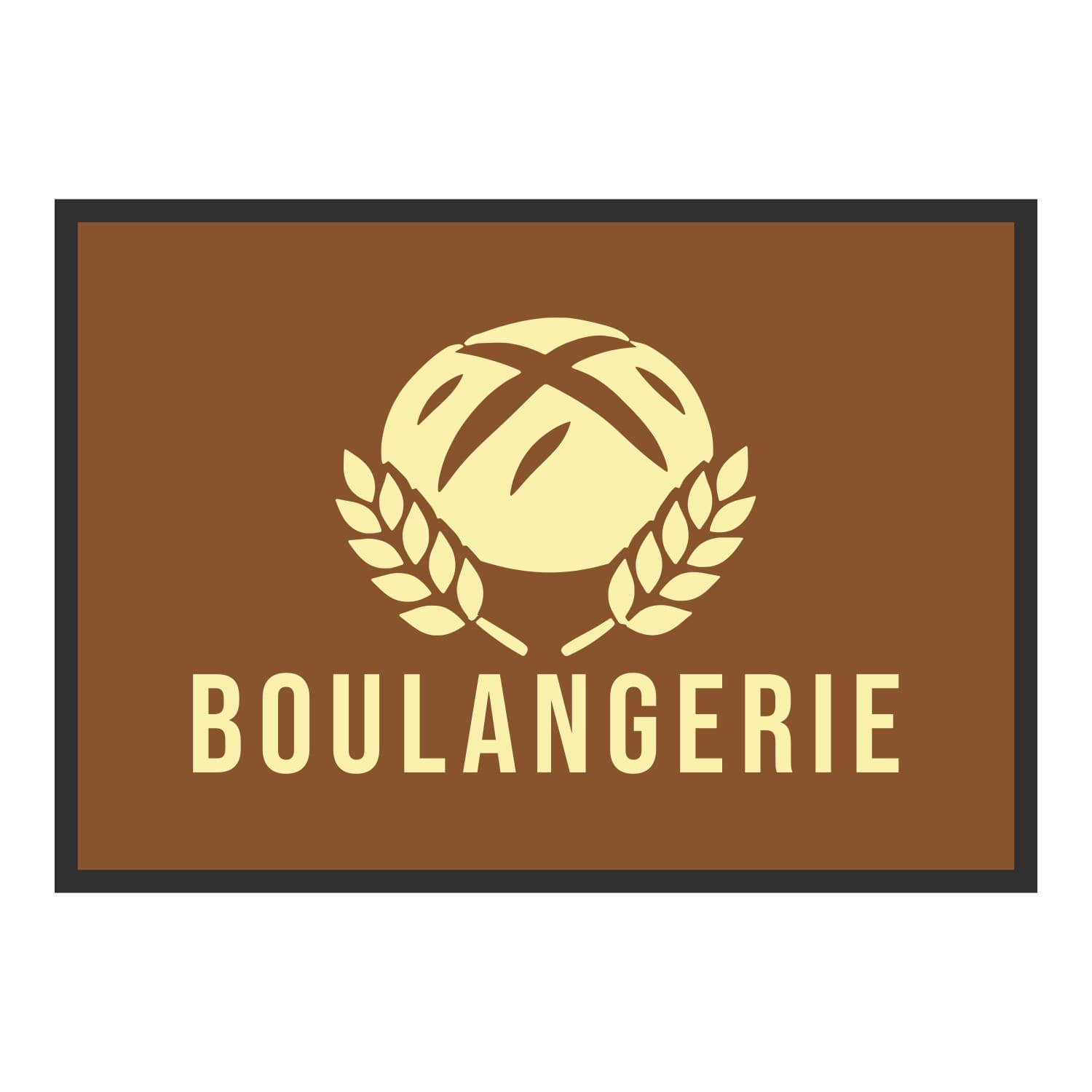 Vue du tapis Boulangerie dans son format et ses couleurs de départ