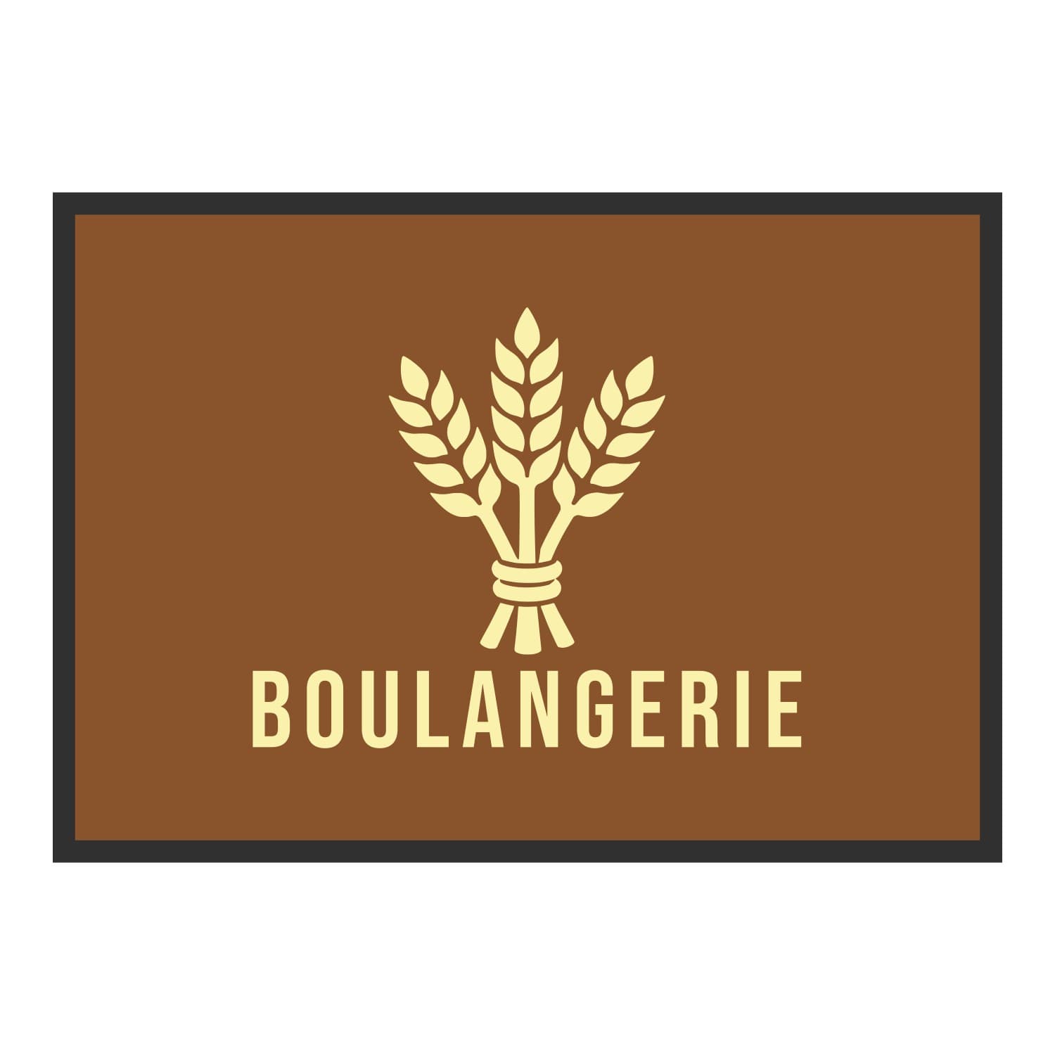 Vue du tapis Épis Boulangerie dans son format et ses couleurs de départ