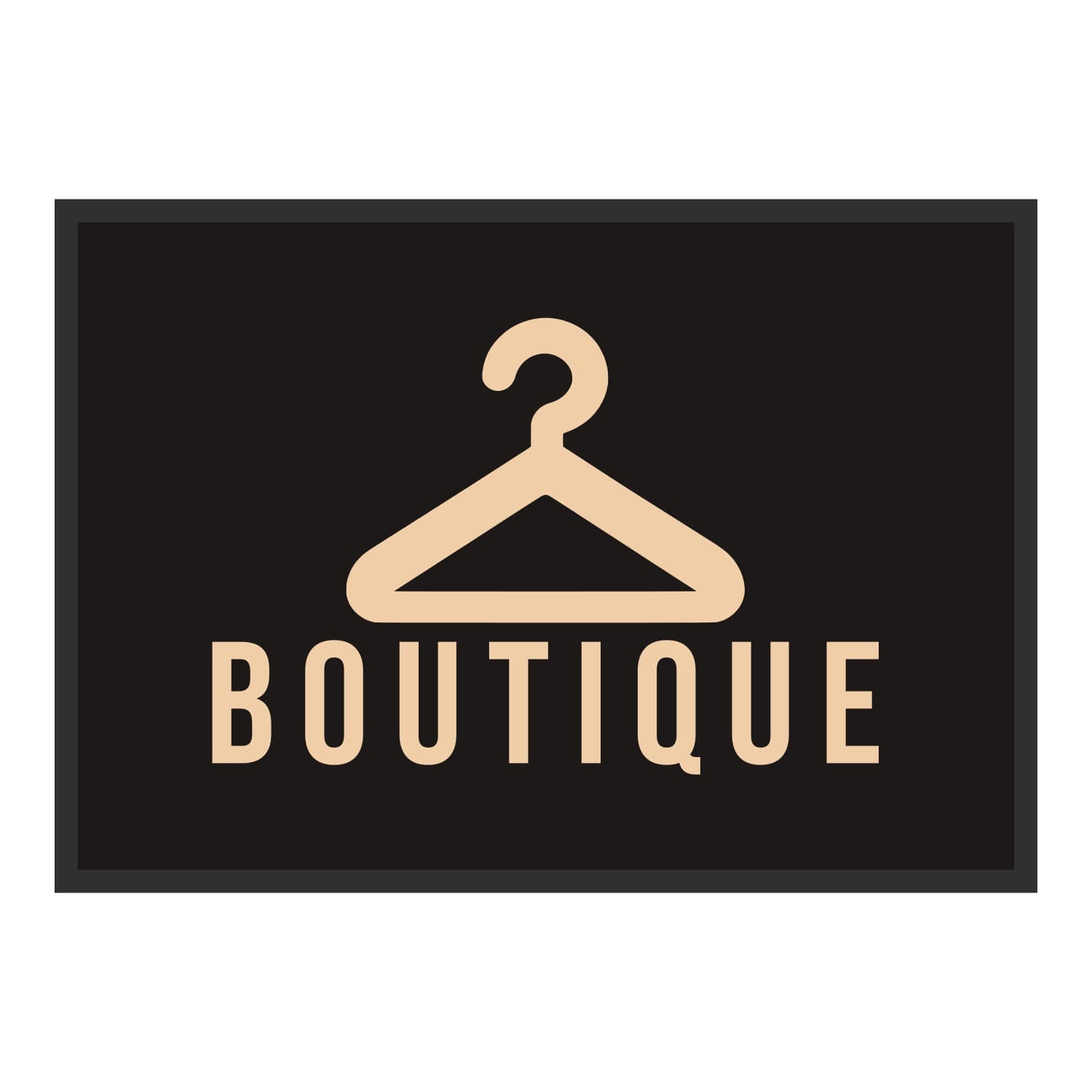 Vue du tapis Boutique dans son format et ses couleurs de départ