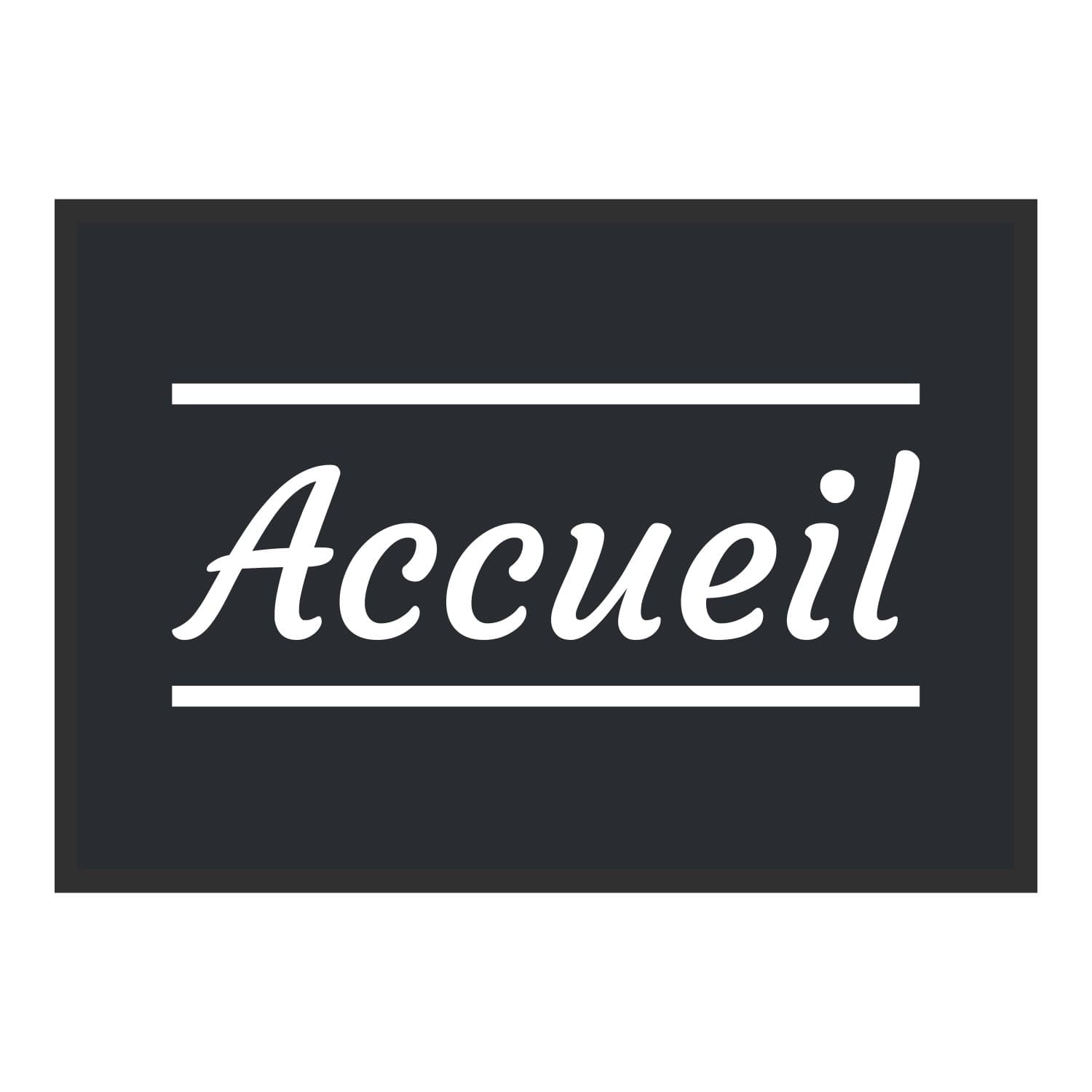 Vue du tapis Accueil classique dans son format et ses couleurs de départ