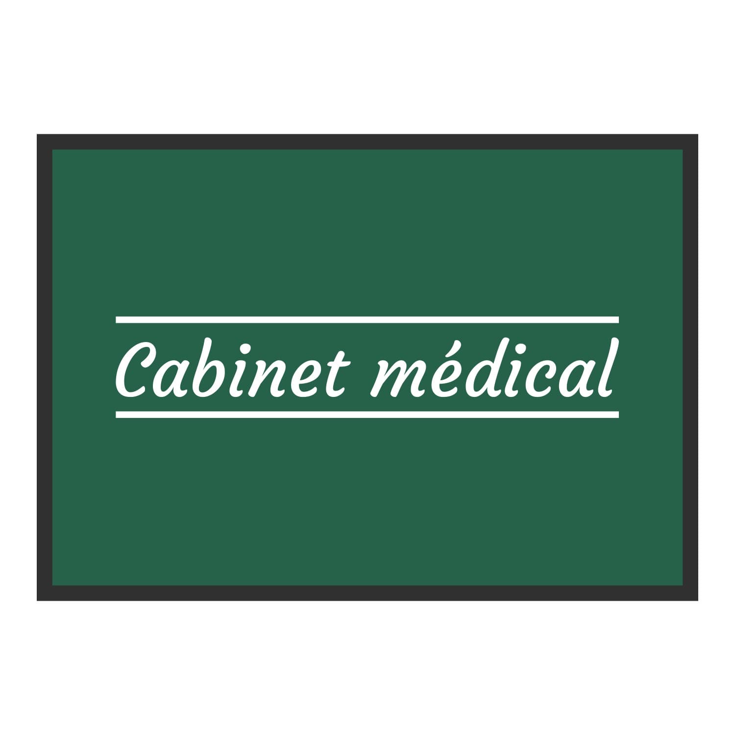 Vue du tapis Cabinet médical classique dans son format et ses couleurs de départ