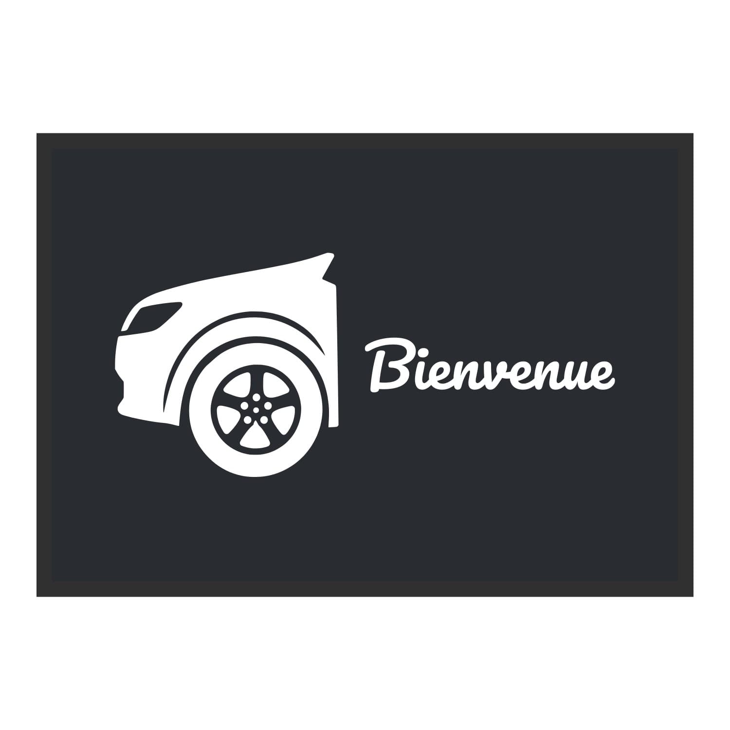 Vue du tapis Aile Bienvenue dans son format et ses couleurs de départ