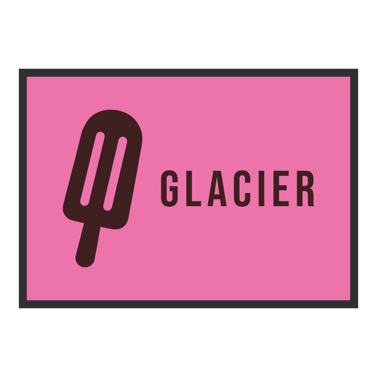 Vue du tapis Bâtonnet Glacier dans son format et ses couleurs de départ
