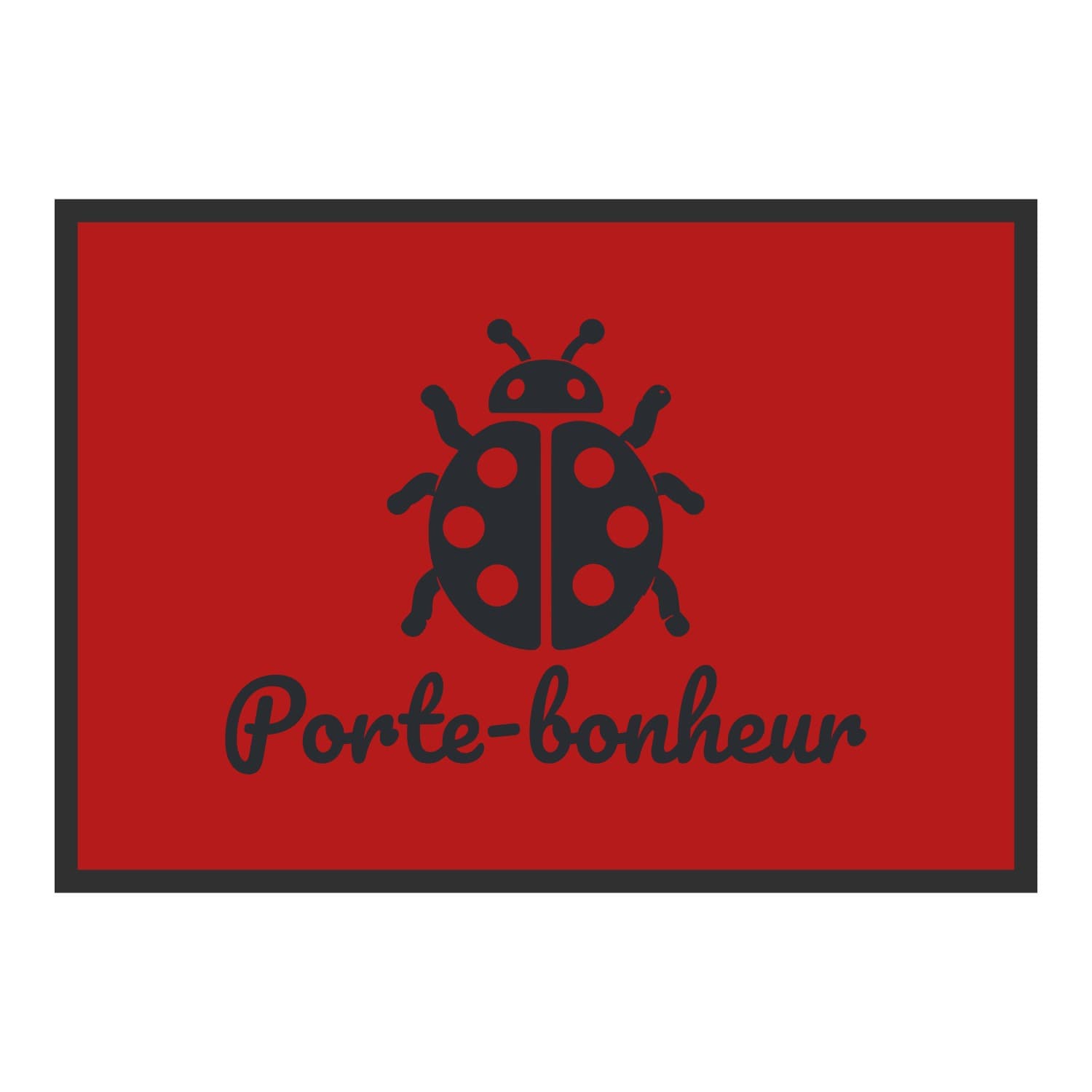 Vue du tapis Porte-bonheur dans son format et ses couleurs de départ