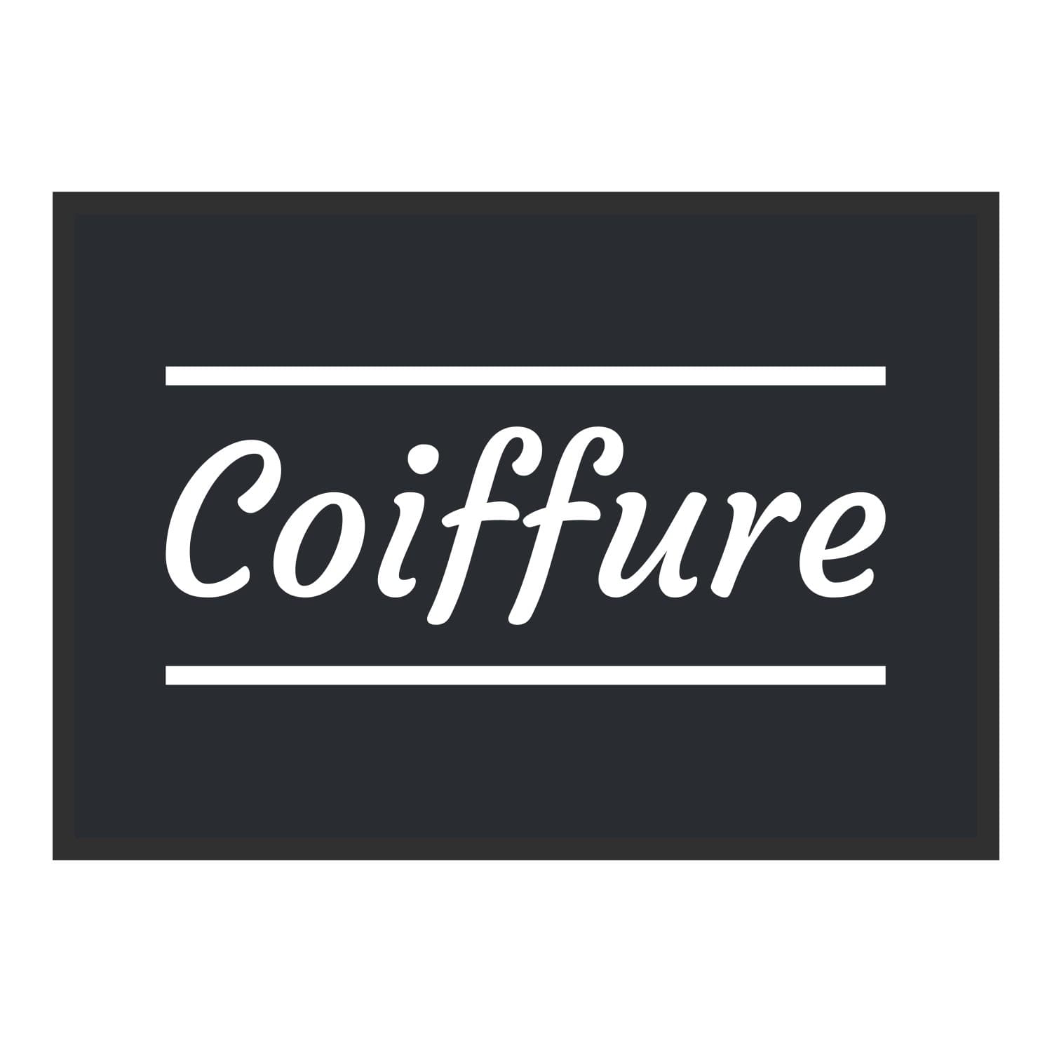 Vue du tapis Coiffure classique dans son format et ses couleurs de départ