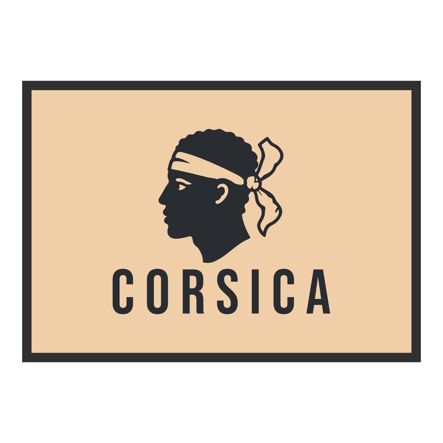Vue du tapis Corsica dans son format et ses couleurs de départ