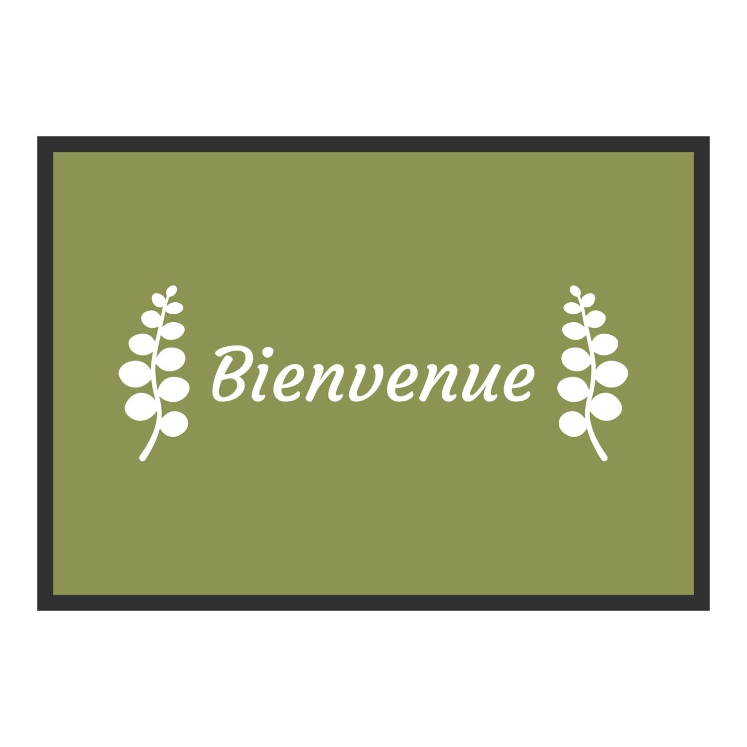 Vue du tapis Couronne de feuillage dans son format et ses couleurs de départ