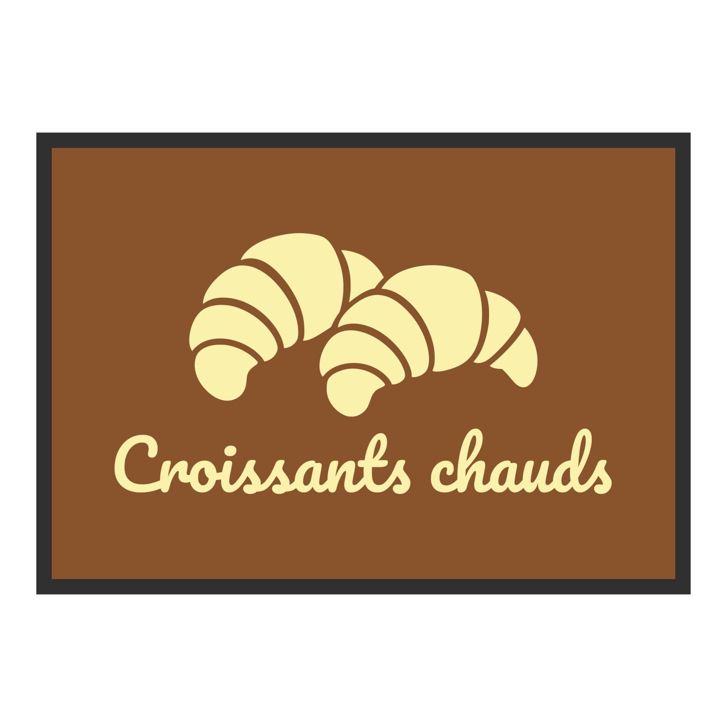 Vue du tapis Croissants chauds dans son format et ses couleurs de départ