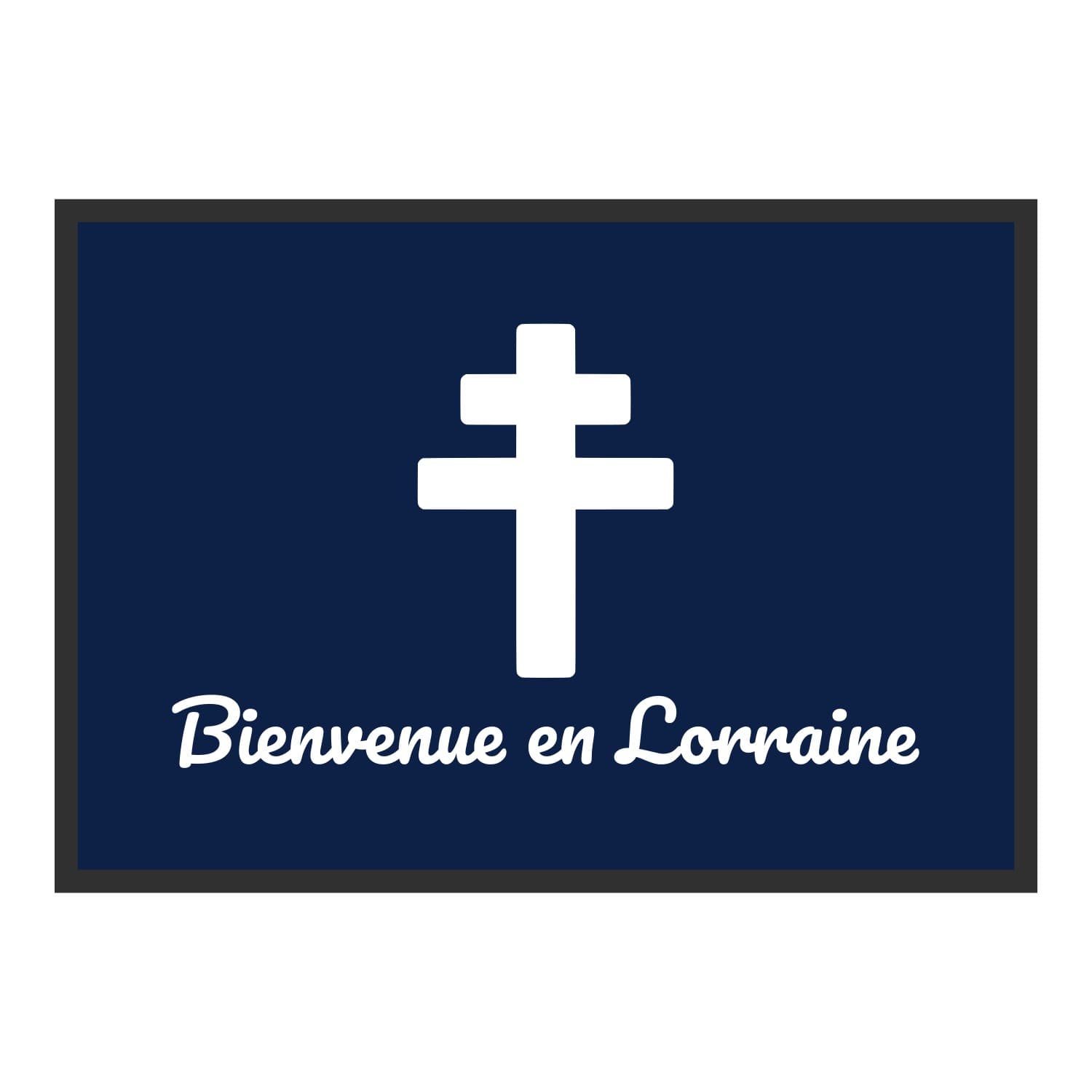 Vue du tapis Croix de Lorraine dans son format et ses couleurs de départ