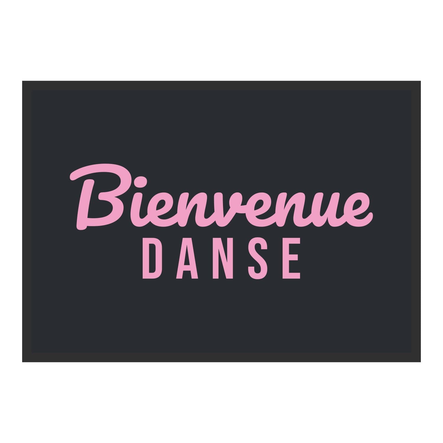 Vue du tapis Bienvenue danse dans son format et ses couleurs de départ