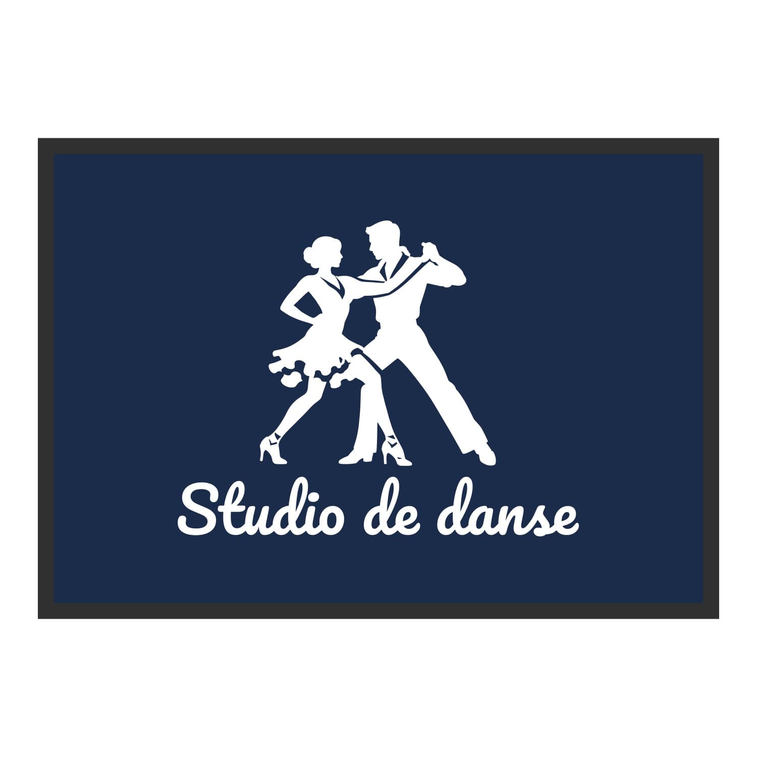 Vue du tapis Salsa Studio de danse dans son format et ses couleurs de départ