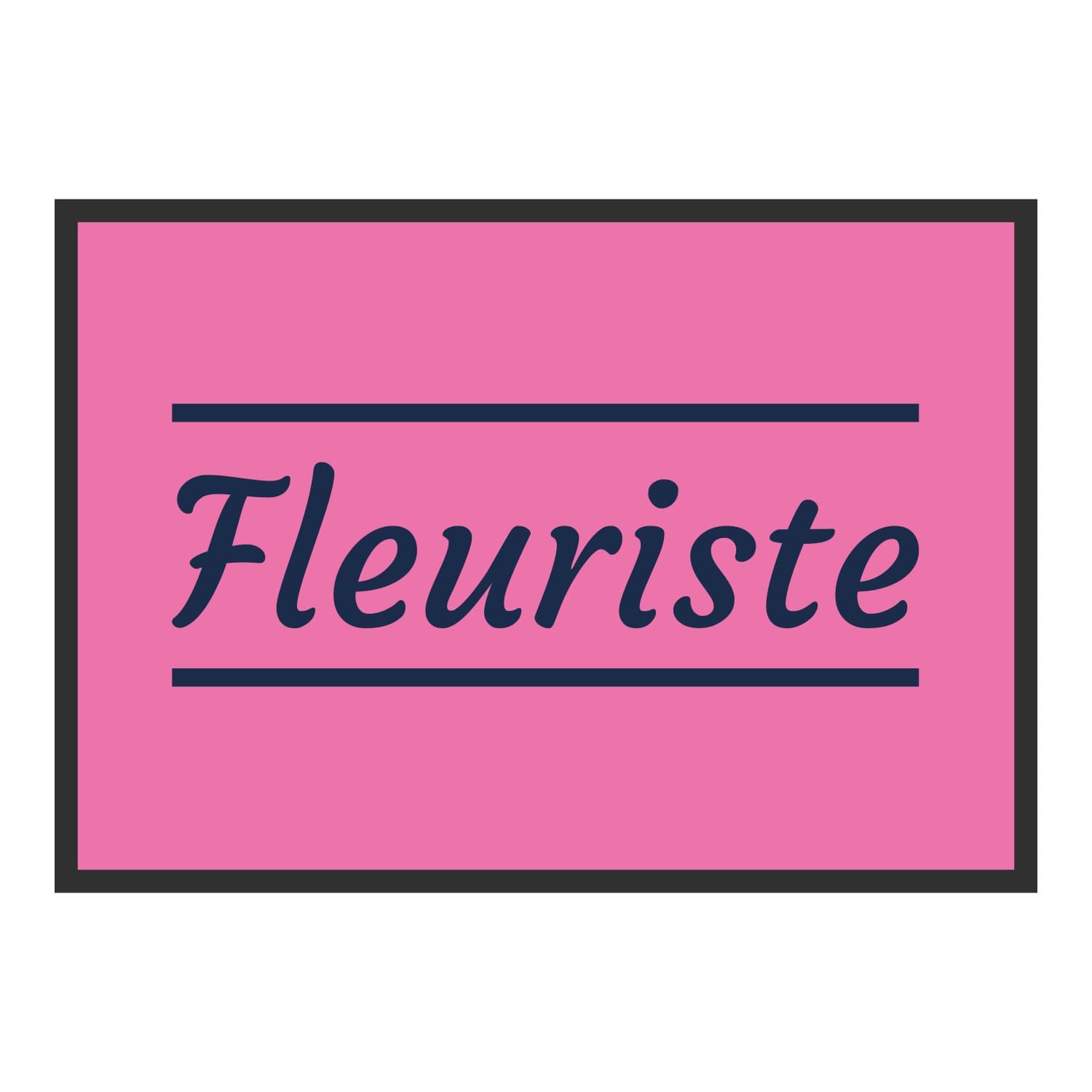 Vue du tapis Fleuriste classique dans son format et ses couleurs de départ