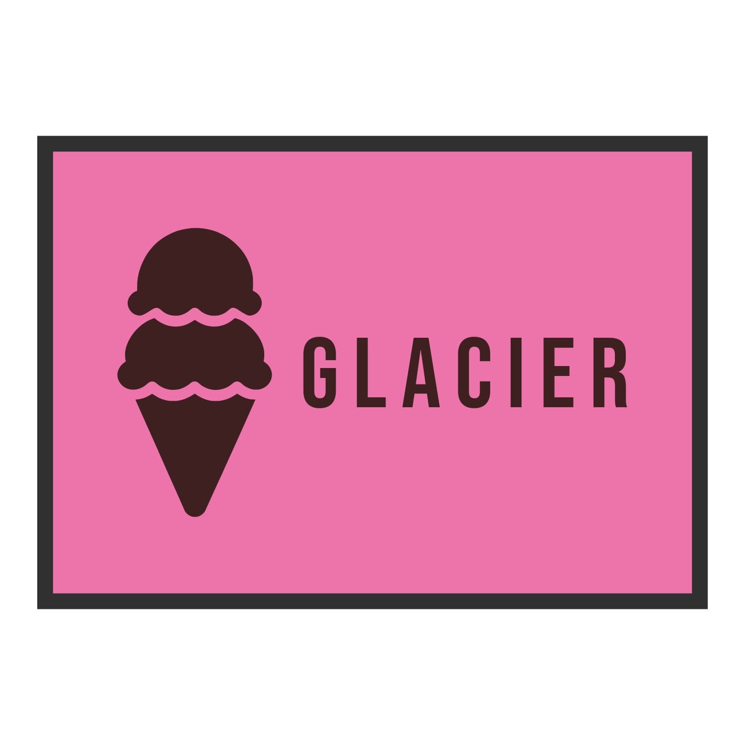 Vue du tapis Glacier dans son format et ses couleurs de départ
