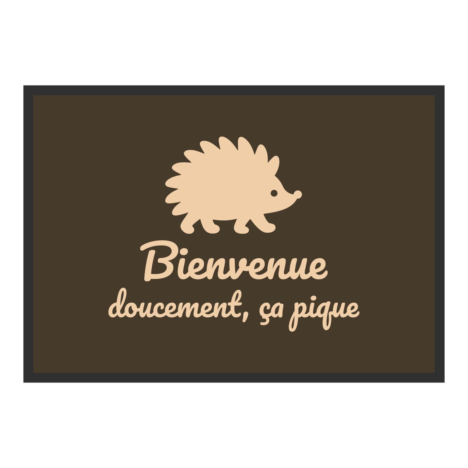 Vue du tapis Hérisson, ça pique dans son format et ses couleurs de départ