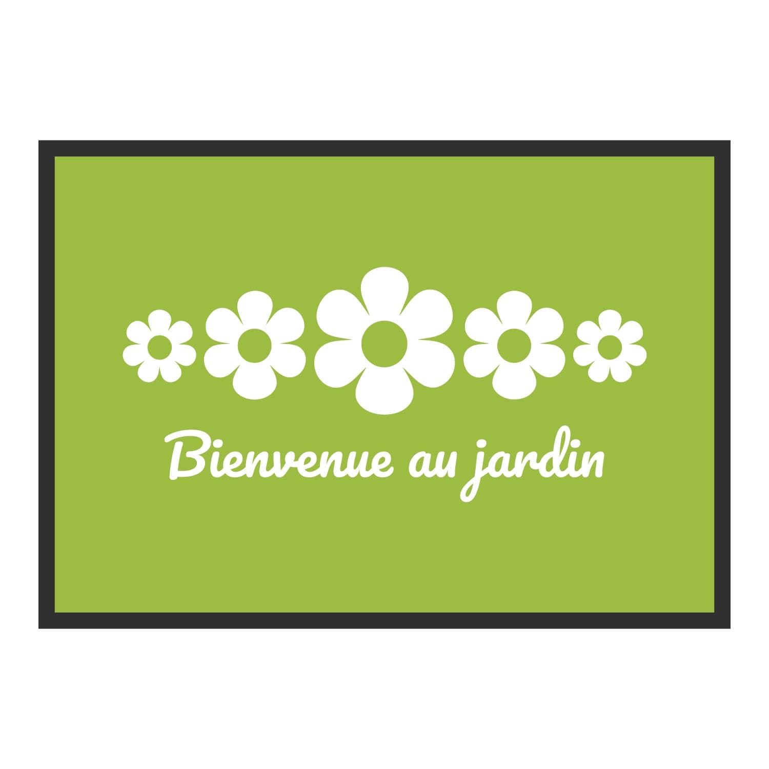 Vue du tapis Marguerites du jardin dans son format et ses couleurs de départ