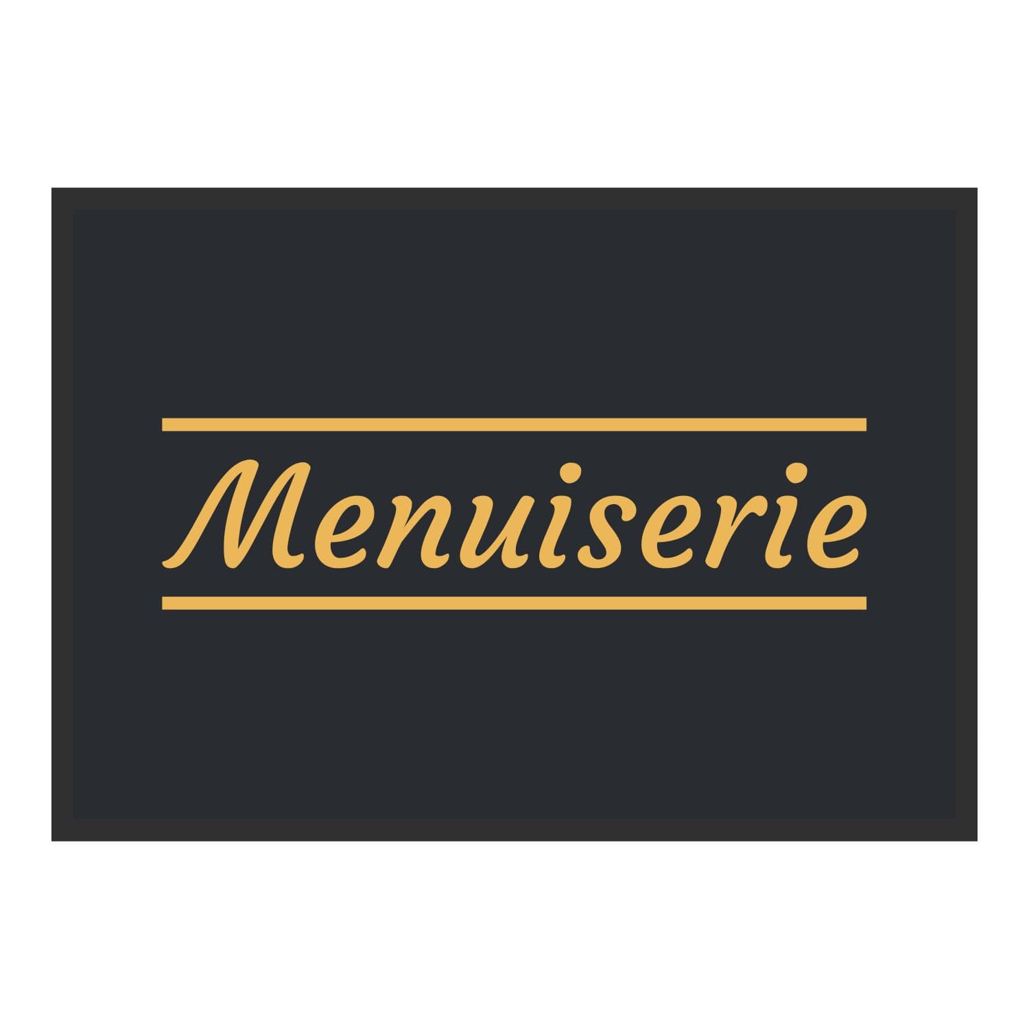 Vue du tapis Menuiserie classique dans son format et ses couleurs de départ