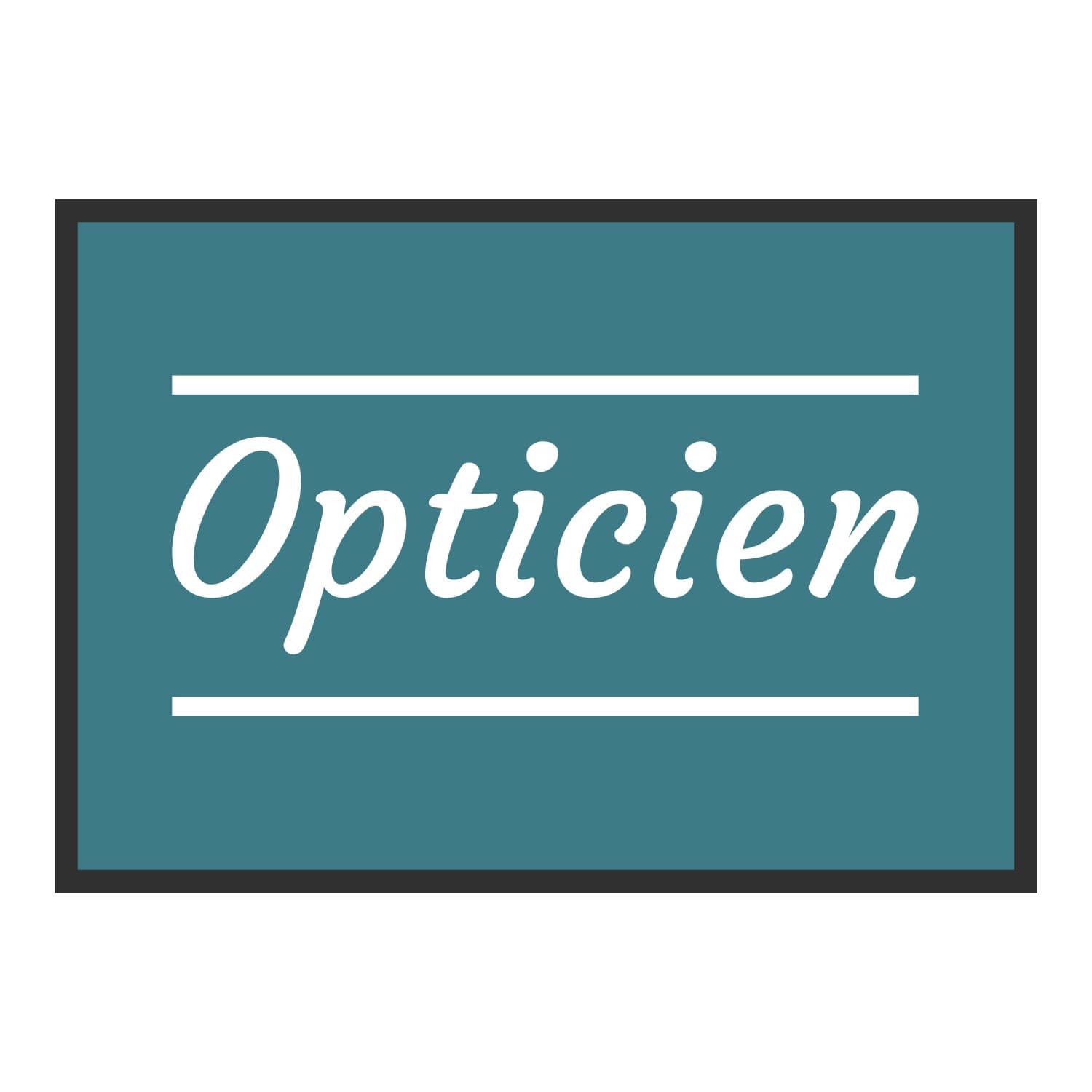 Vue du tapis Opticien classique dans son format et ses couleurs de départ
