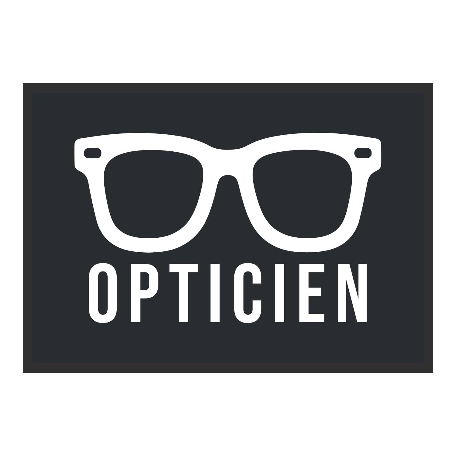 Vue du tapis Lunettes Opticien dans son format et ses couleurs de départ