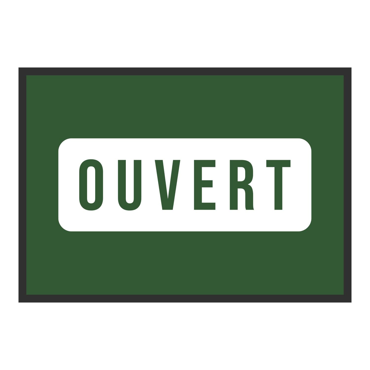 Vue du tapis Ouvert dans son format et ses couleurs de départ