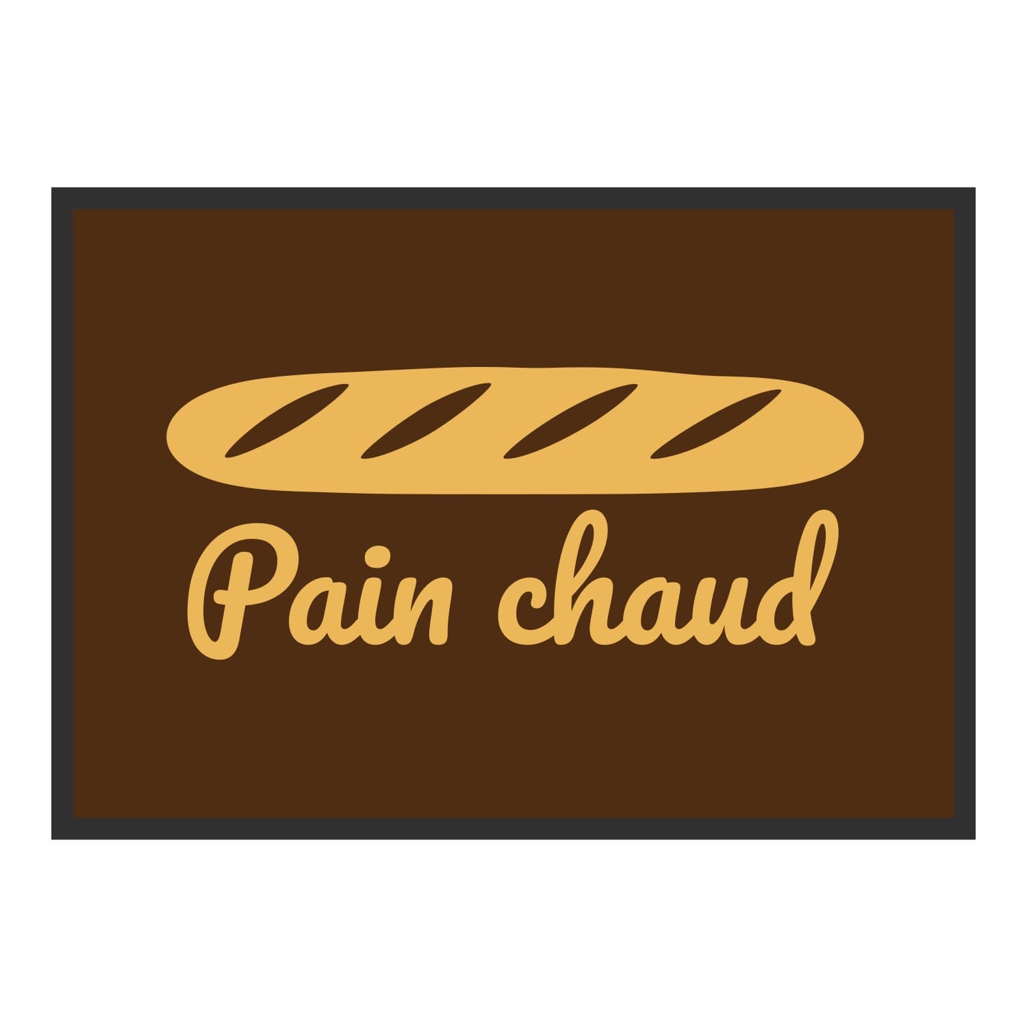 Vue du tapis Pain chaud dans son format et ses couleurs de départ