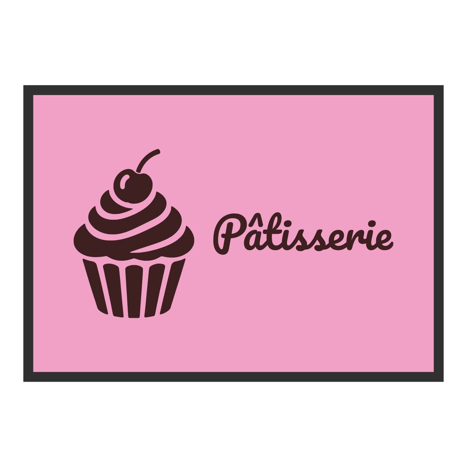 Vue du tapis Pâtisserie dans son format et ses couleurs de départ