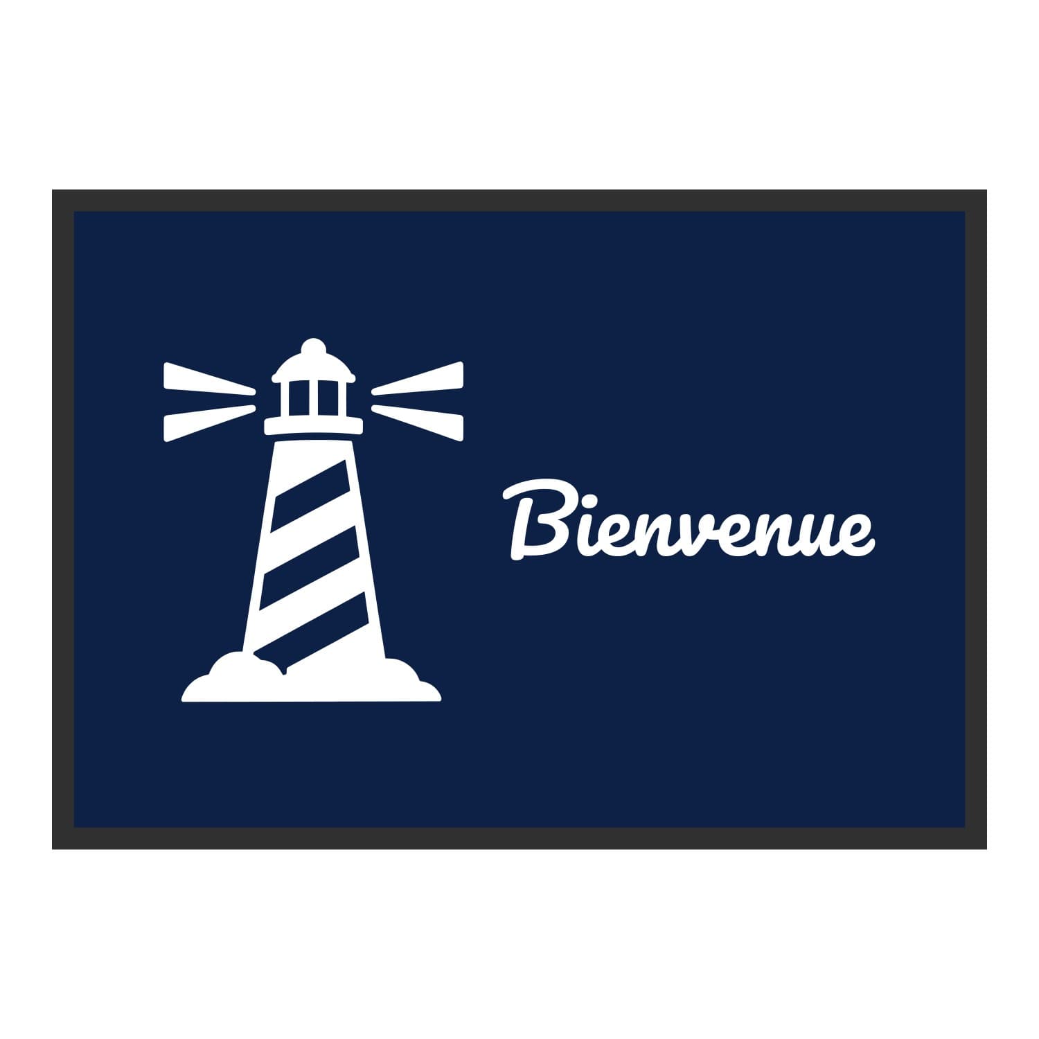 Vue du tapis Phare Bienvenue dans son format et ses couleurs de départ