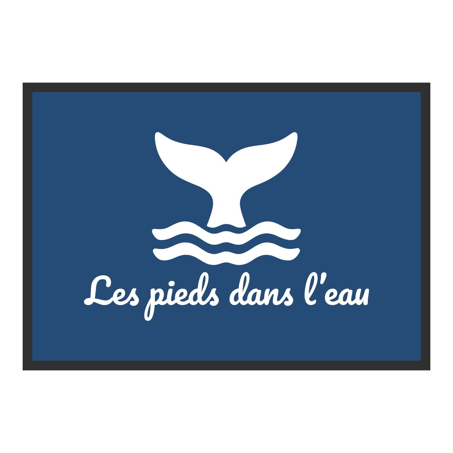 Vue du tapis Queue de baleine dans son format et ses couleurs de départ