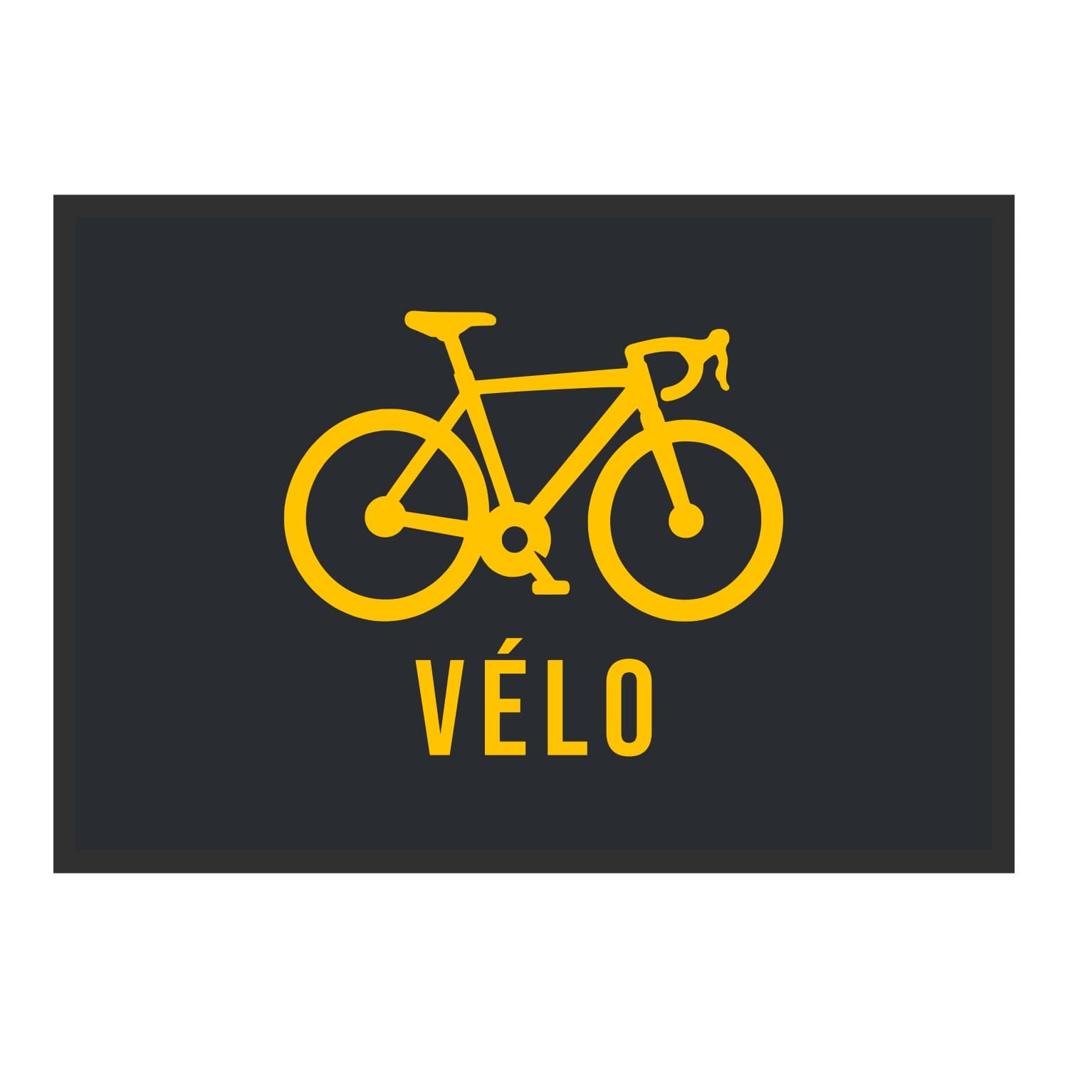 Vue du tapis Course Vélo dans son format et ses couleurs de départ