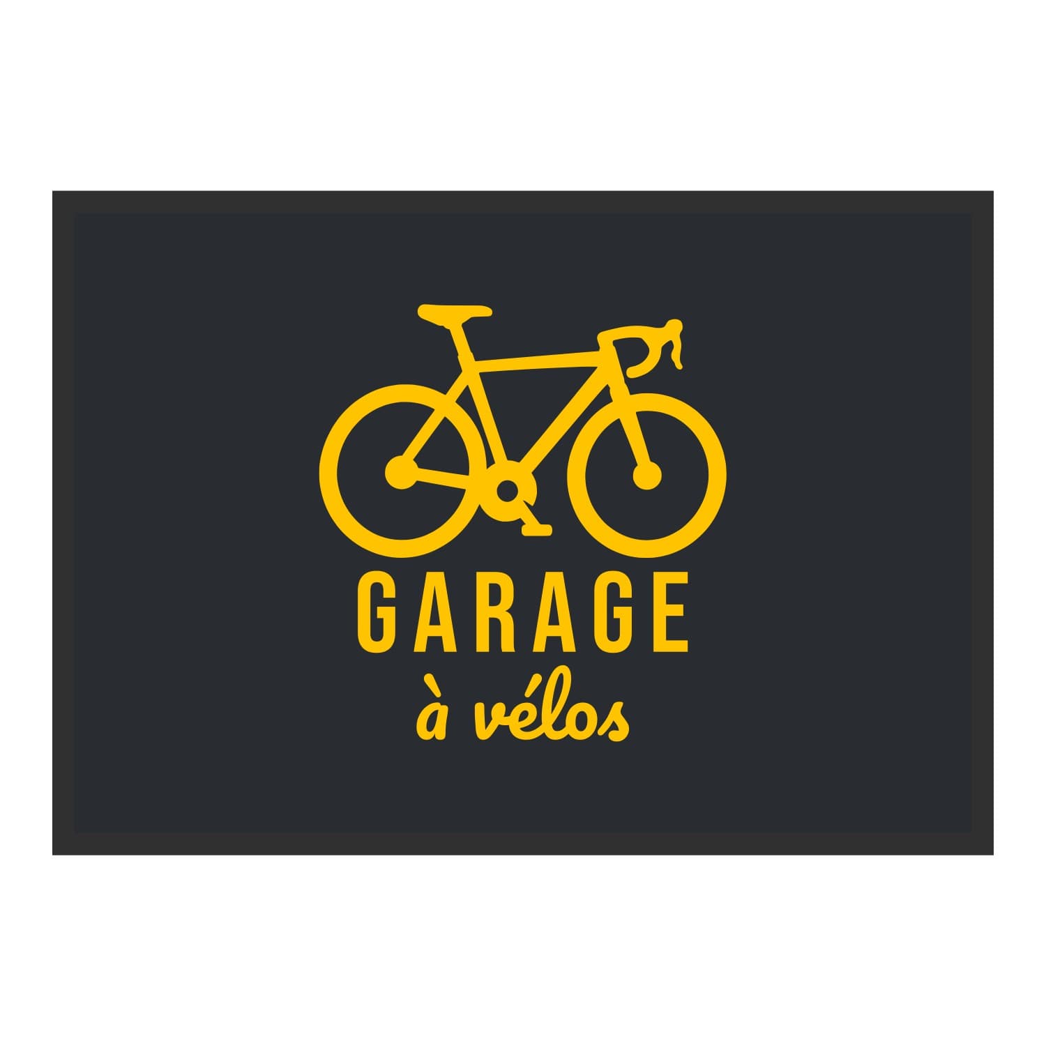 Vue du tapis Garage à vélos dans son format et ses couleurs de départ